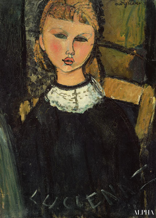 Lucienne - Amedeo Modigliani - Reproductions de tableaux et peintures haut de gamme