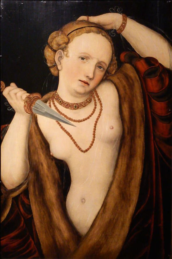 Lucrèce - Lucas Cranach, o Velho