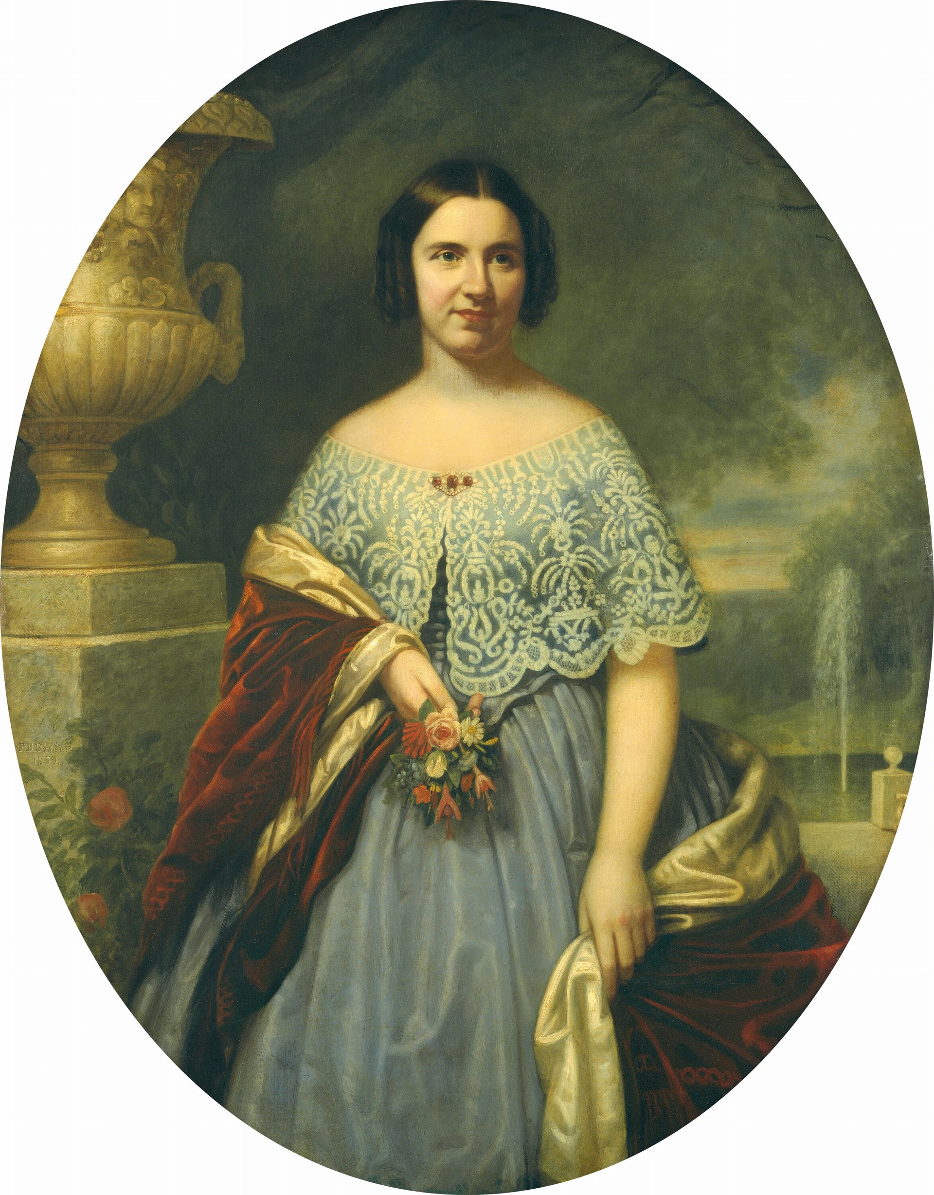 Lucy Tappan Bowen (Mme Henry C. Bowen) - Francis Bicknell Carpenter