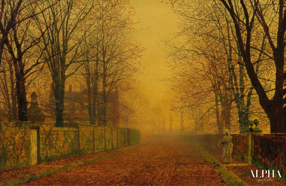 Lueur du soir - John atkinson grimshaw - Reproductions de tableaux et peintures haut de gamme