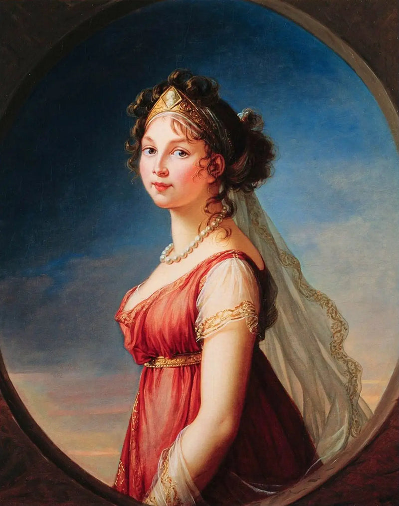 Luise de Mecklenburg-Strelitz, rainha da Prússia - Élisabeth Vigée Le Brun