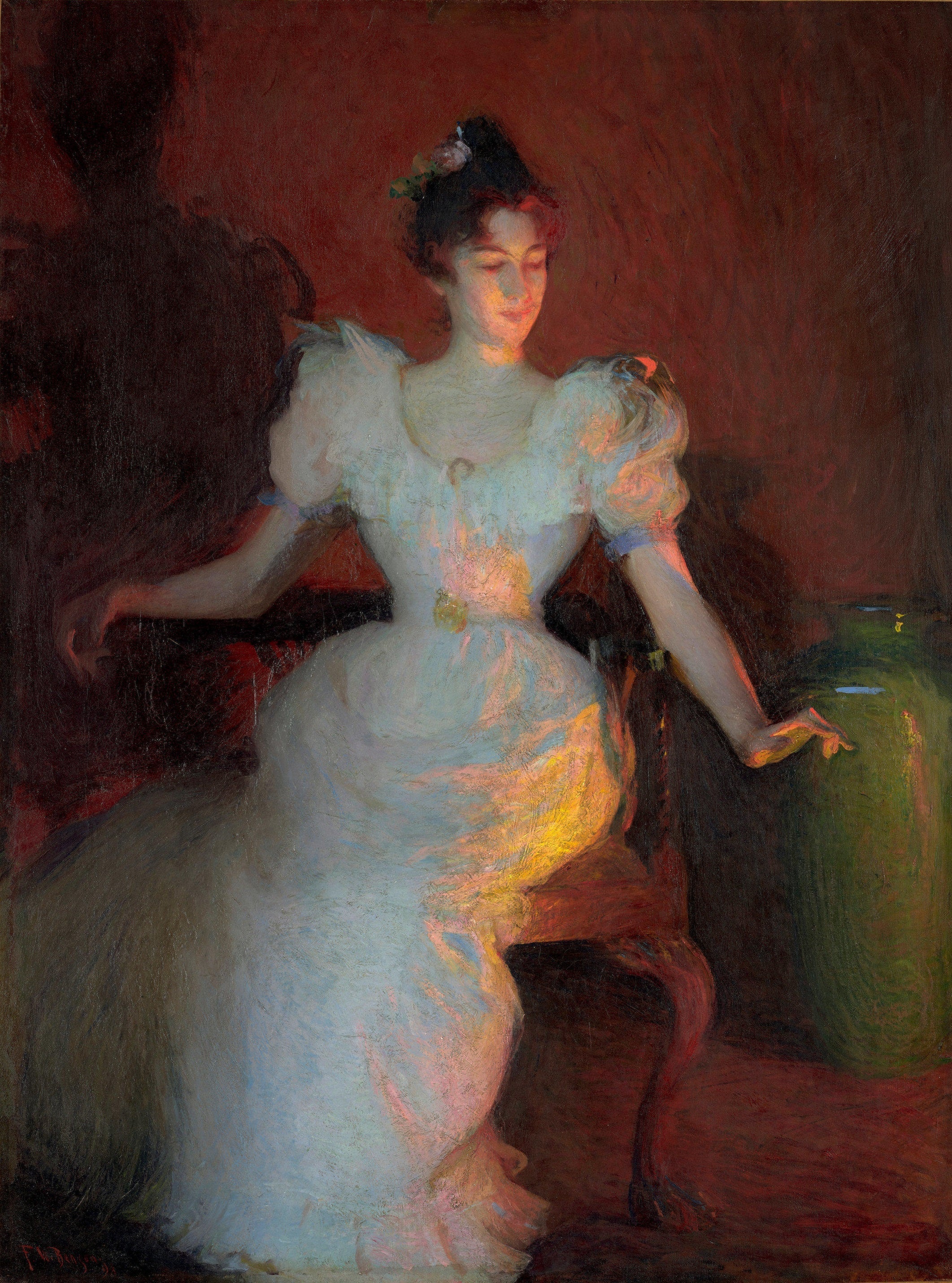 Lumière du feu - Frank Weston Benson - Alpha Reproduction