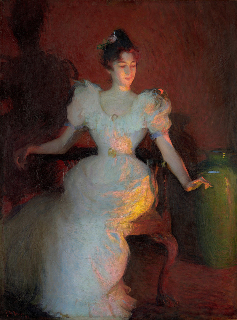Luz do fogo - Frank Weston Benson