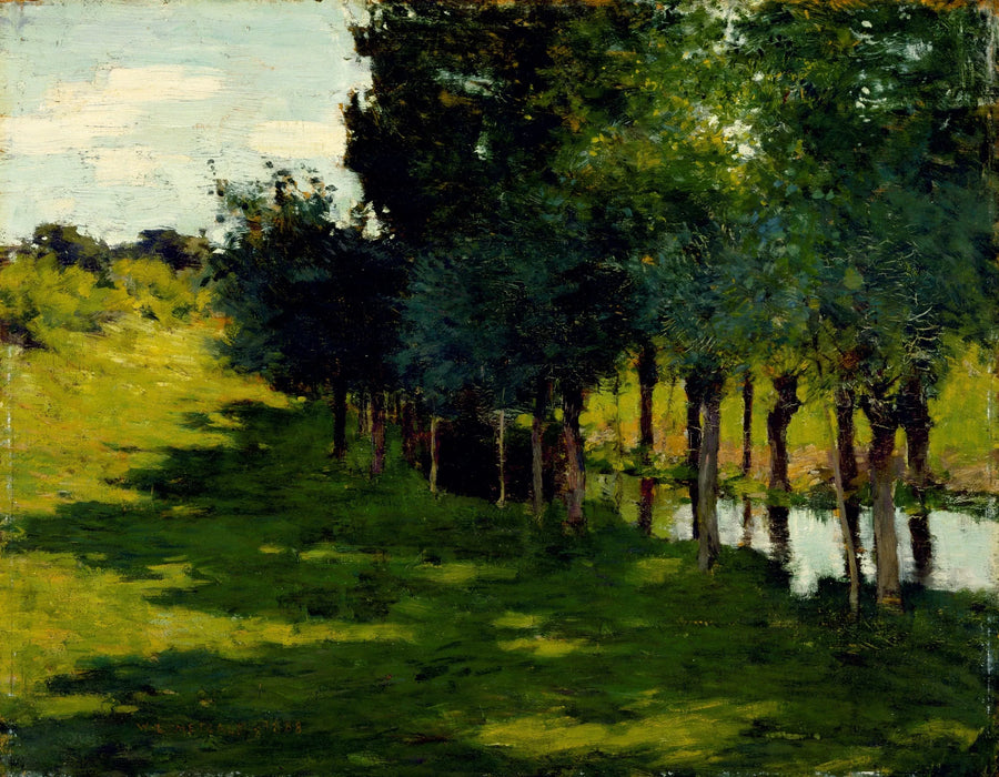 Luz do sol e sombra - Willard Metcalf