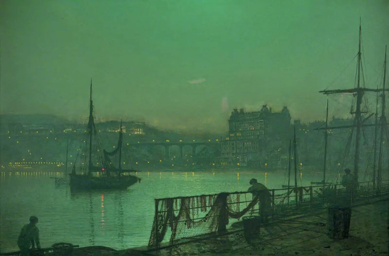 Luzes de Scarborough - John Atkinson Grimshaw