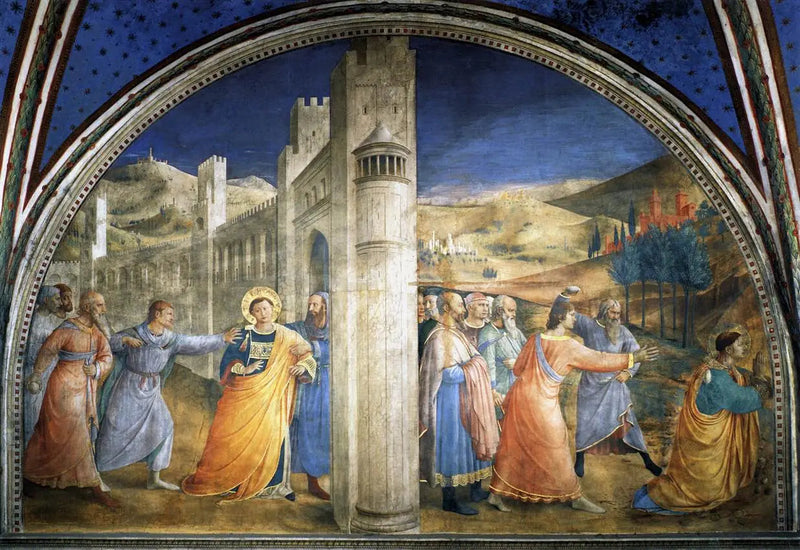Óculo da parede leste da capela Nicoline - Fra Angelico