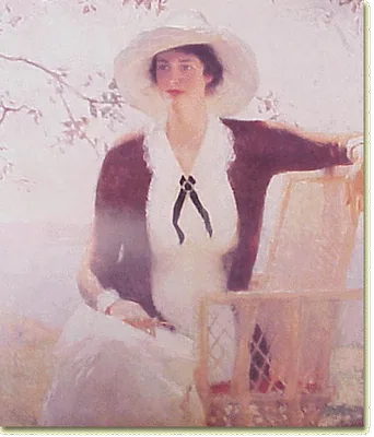 Minha filha Elisabeth - Frank Weston Benson