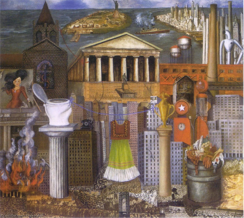 Meu vestido está pendurado ali - Frida Kahlo