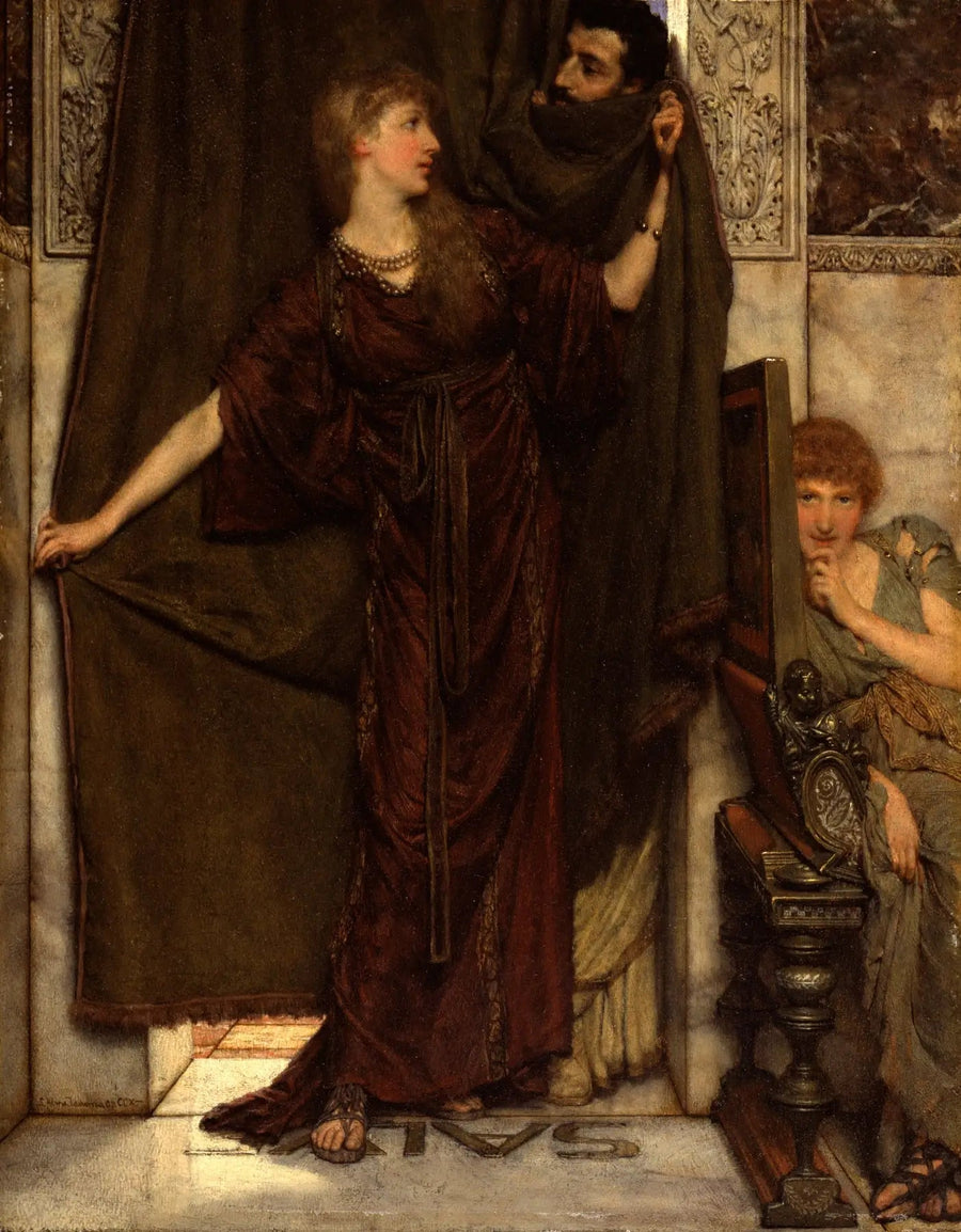 Minha irmã não está aqui - Lawrence Alma-Tadema