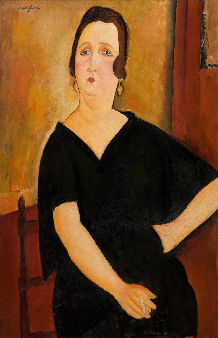 Madame Amédée (Mulher com o cigarro) - Amedeo Modigliani