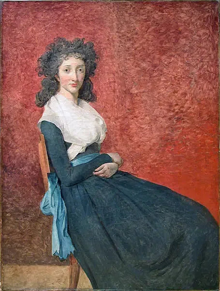 Madame Charles-Louis Trudaine, nascida Marie-Louise Micault de Courbeton - Jacques-Louis David