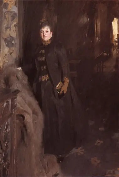 Madame Clara Rikoff - A irmã de Madame Salomon - Anders Zorn