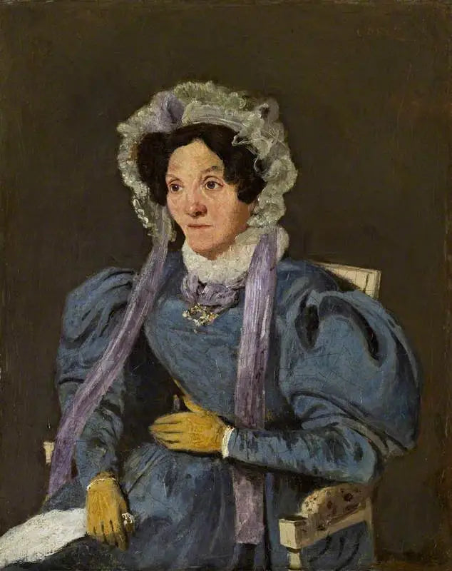 Madame Corot, mãe do artista, nascida Marie-Françoise Oberson - Jean-Baptiste Camille Corot