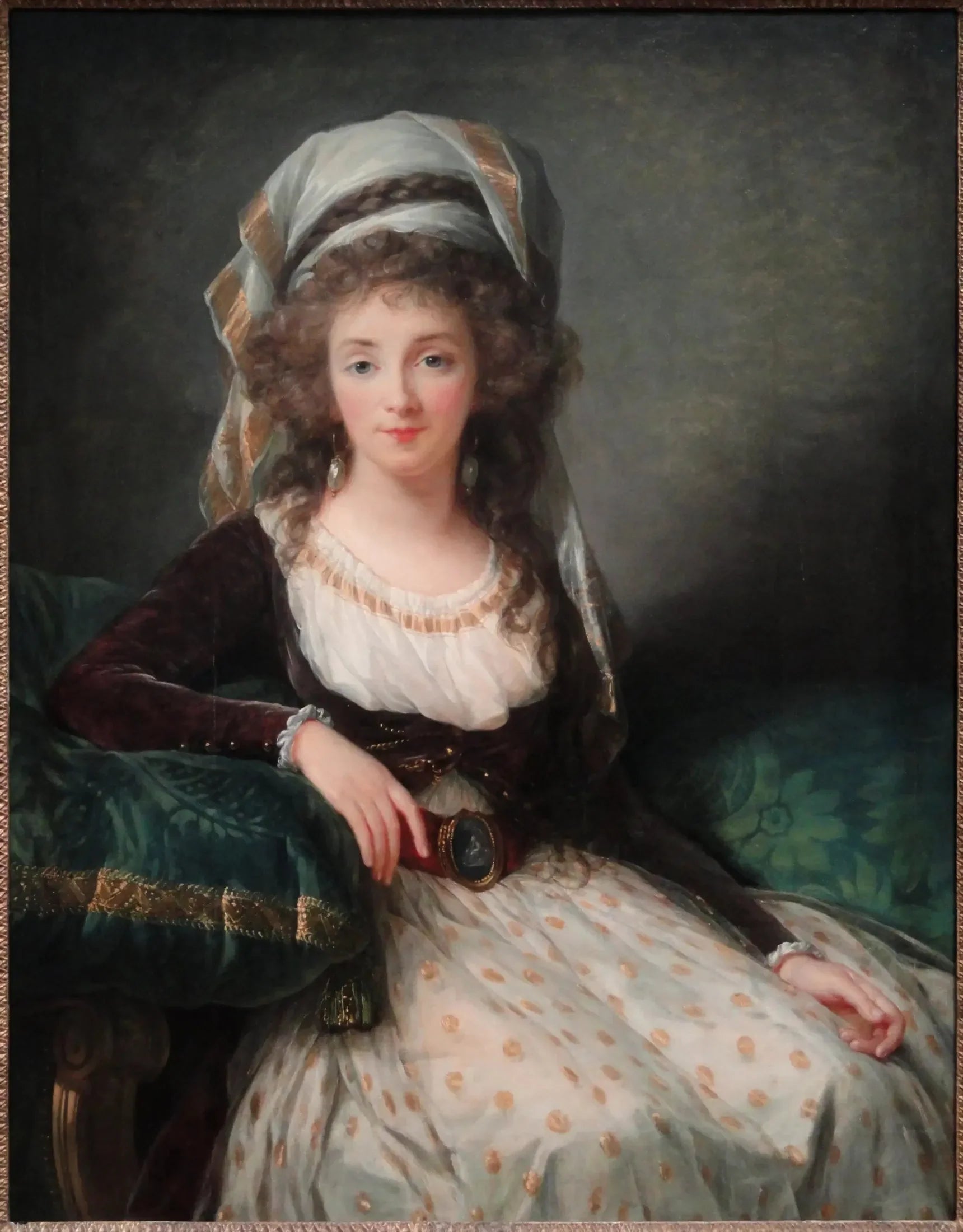 Madame d'Aguesseau de Fresnes - Élisabeth Vigée Le Brun image 1 reproduction artisanale de tableau