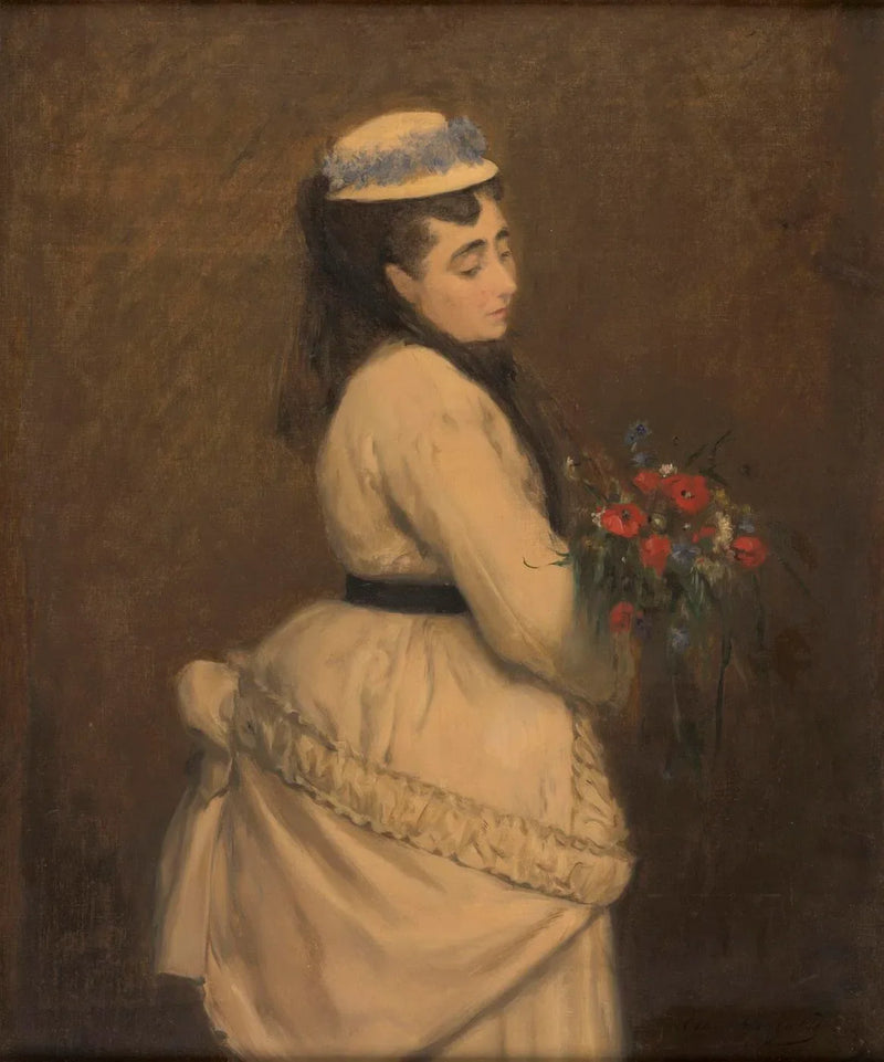Madame E.G. (Madame Emmanuel Gonzalès, a mãe da artista) - Eva Gonzalès