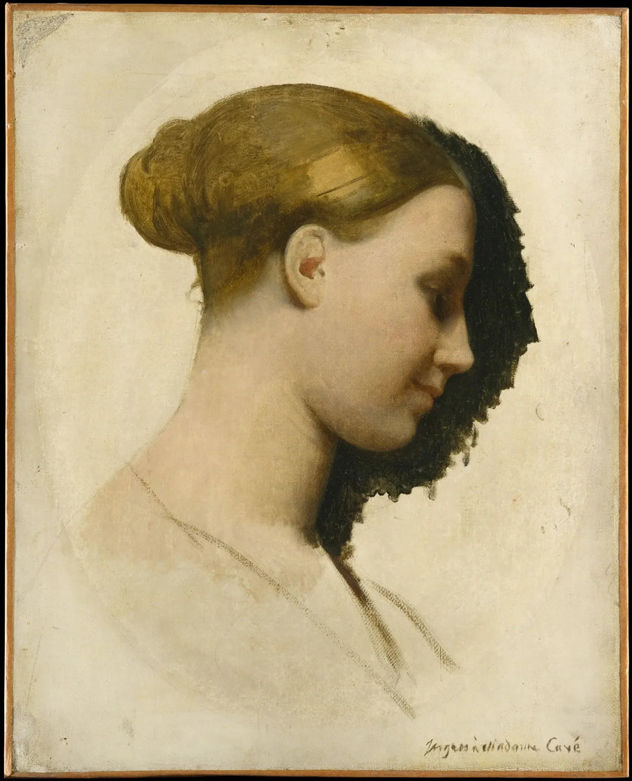 Madame Edmond Cavé (Marie-Élisabeth Blavot, nascida em 1810) - Jean-Auguste-Dominique Ingres