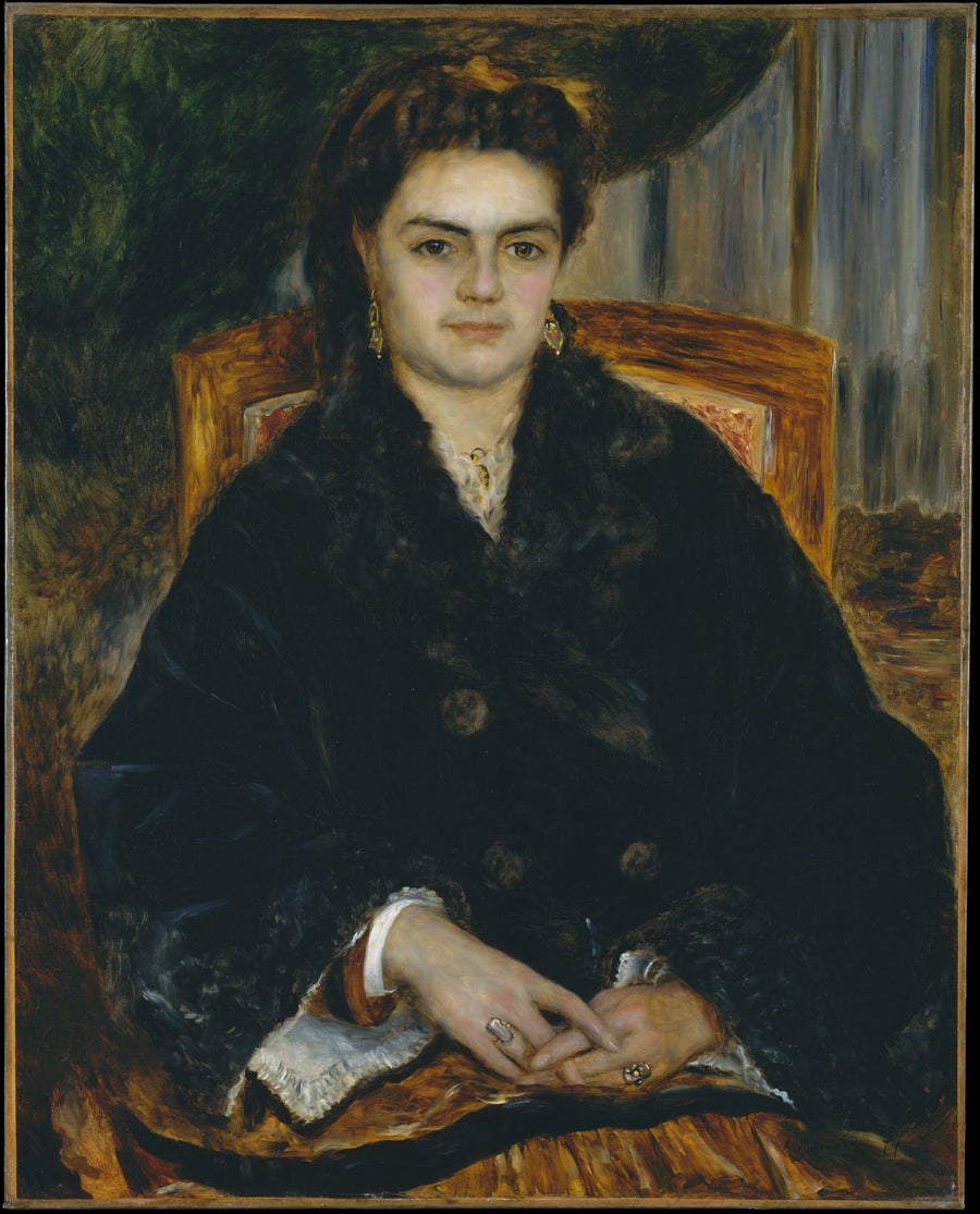 Madame Édouard Bernier (Marie-Octavie-Stéphanie Laurens, 1838-1920) - Pierre-Auguste Renoir