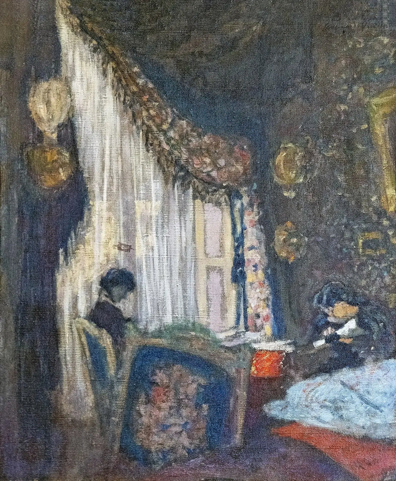 Madame Hessel na sua janela - Édouard Vuillard