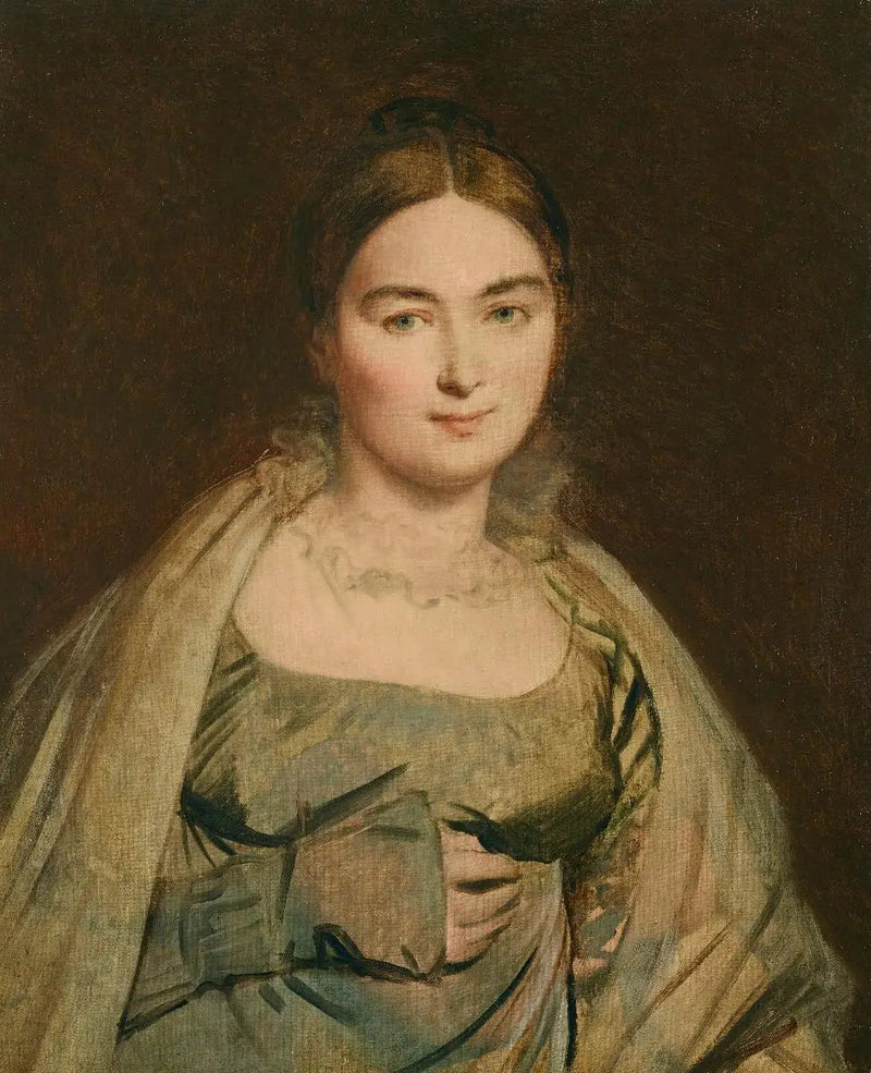 Madame Ingres, nascida Madeleine Chapelle - Jean-Auguste-Dominique Ingres