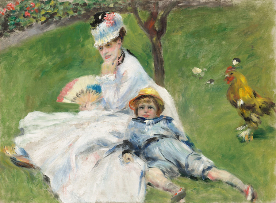 Madame Monet e seu filho - Pierre-Auguste Renoir