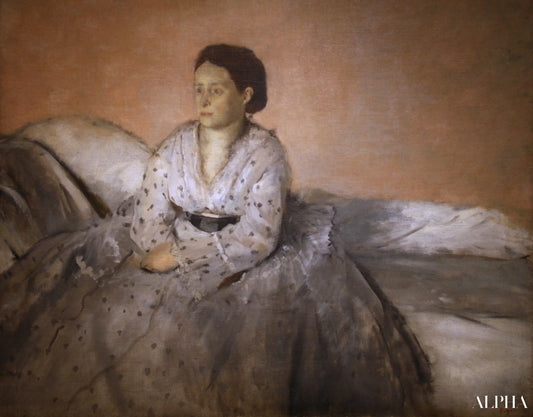 Madame René de Gas - Edgar Degas - Reproductions de tableaux et peintures haut de gamme