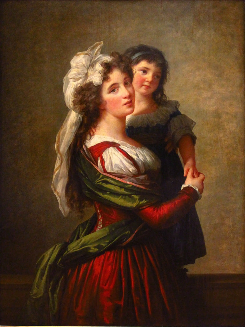 Madame Rousseau e sua filha - Élisabeth Vigée Le Brun