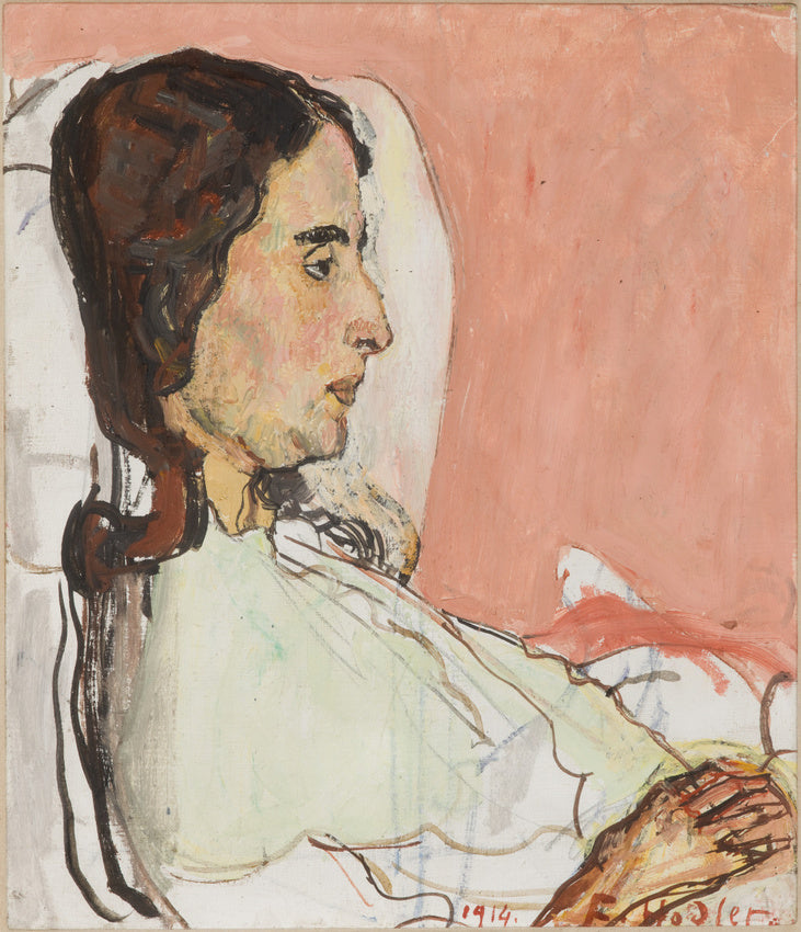 Madame Valentine Godé-Darel doente - Ferdinand Hodler