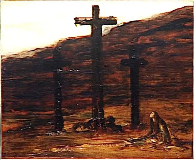Madeleine ao Calvário - Gustave Moreau