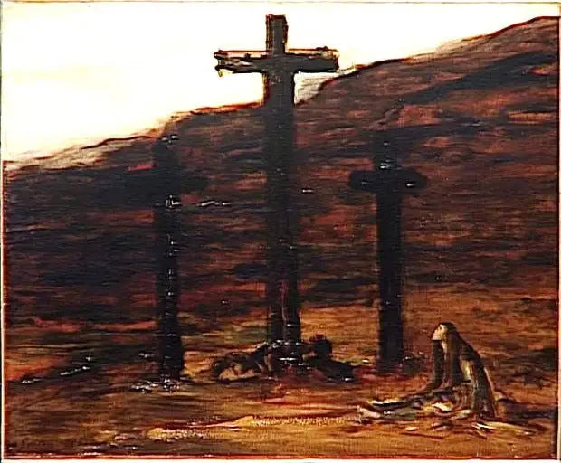 Madeleine ao Calvário - Gustave Moreau