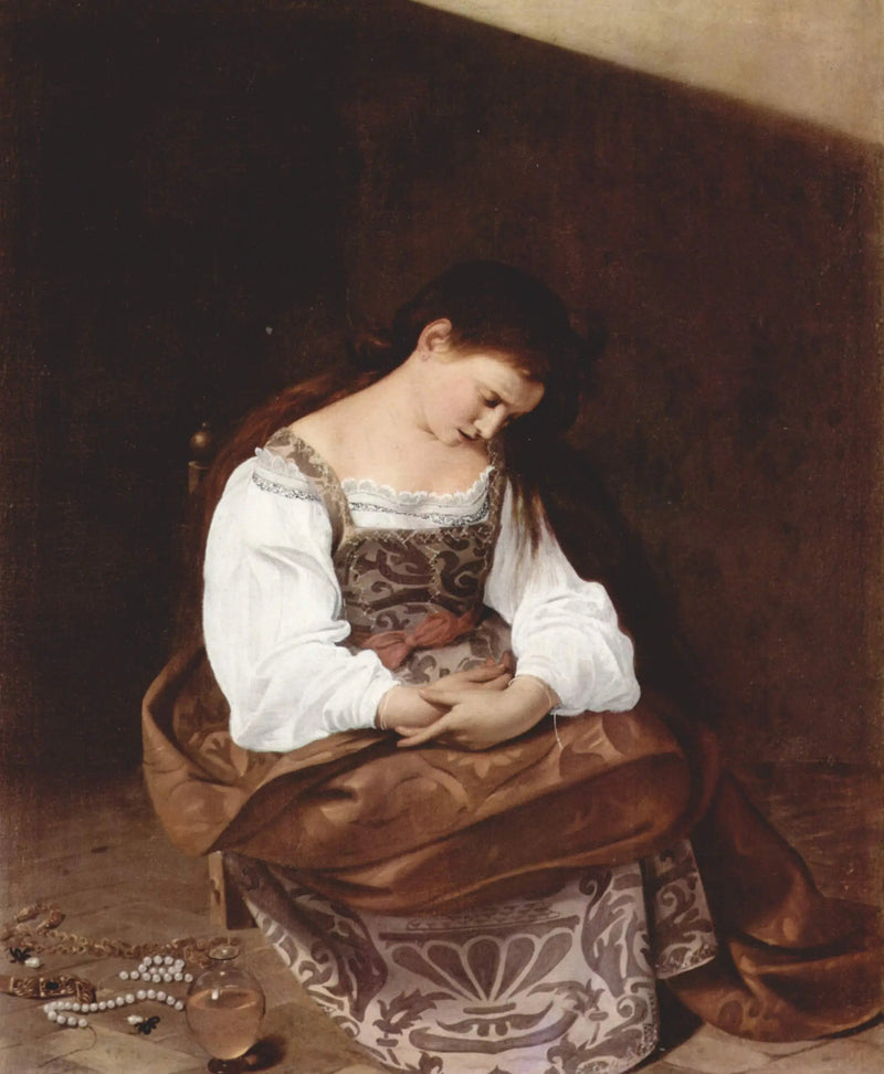 Madeleine arrependida - Le Caravage