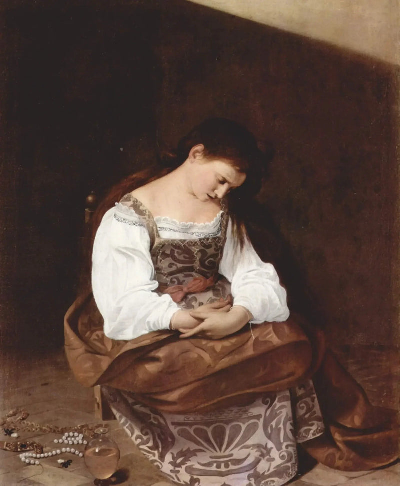 Madeleine arrependida - Le Caravage
