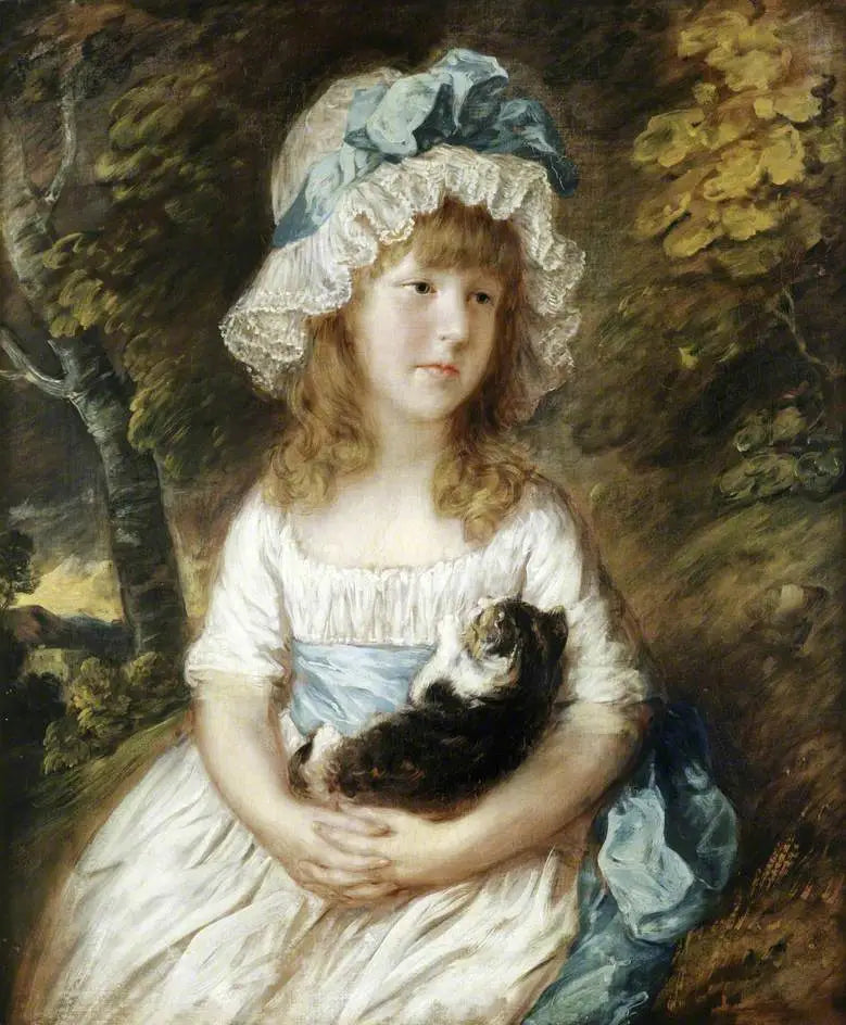 Mademoiselle Brummell (tradicionalmente identificada como) - Thomas Gainsborough