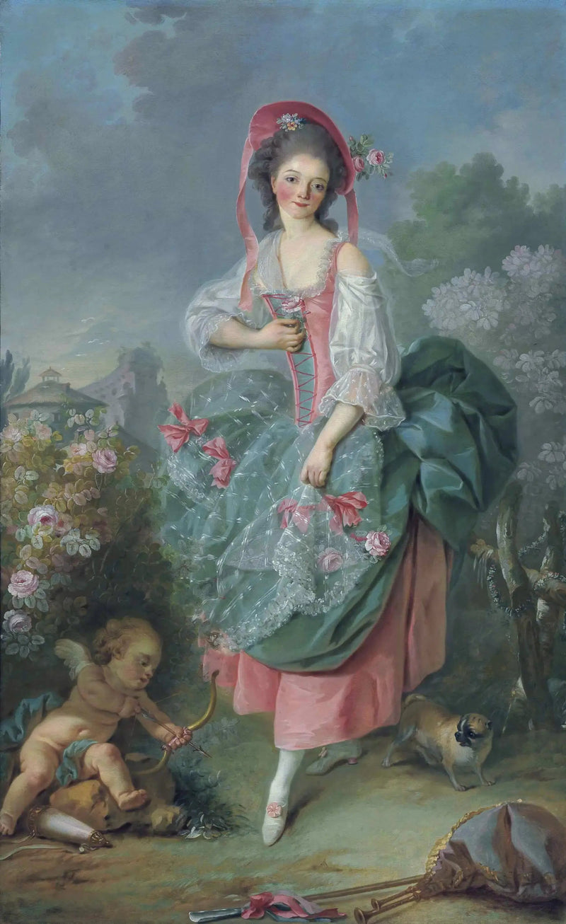 Madame Guimard como Terpsícore - Jacques-Louis David