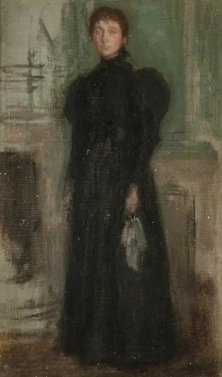Senhorita Rosalind Birnie Philip em pé - James Abbott McNeill Whistler