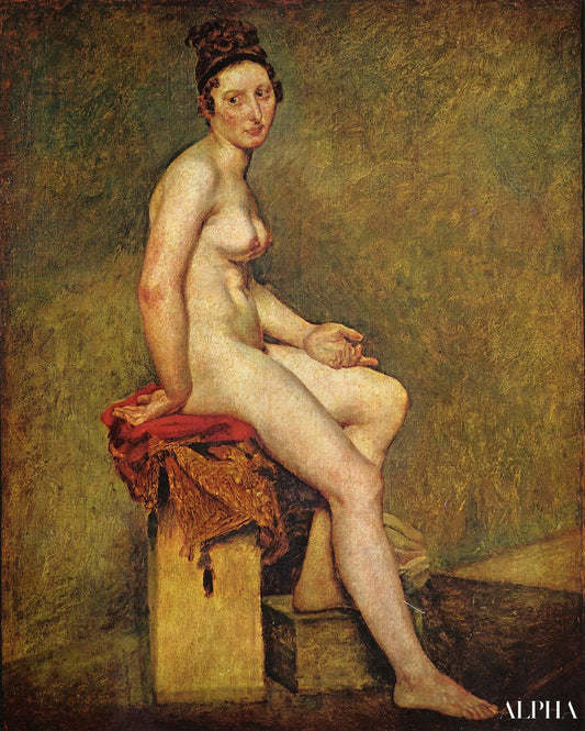 Mademoiselle Rose (Nu assis) - Eugène Delacroix - Reproductions de tableaux et peintures haut de gamme