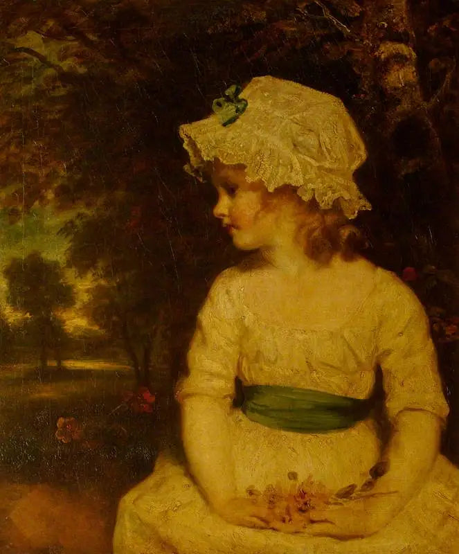 Mademoiselle Theophila Gwatkin (1782–1844), no papel de Simplicidade - Joshua Reynolds