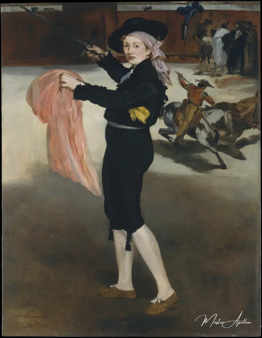 Mademoiselle V. en costume d'espada - Edouard Manet - Reproductions de tableaux et peintures haut de gamme