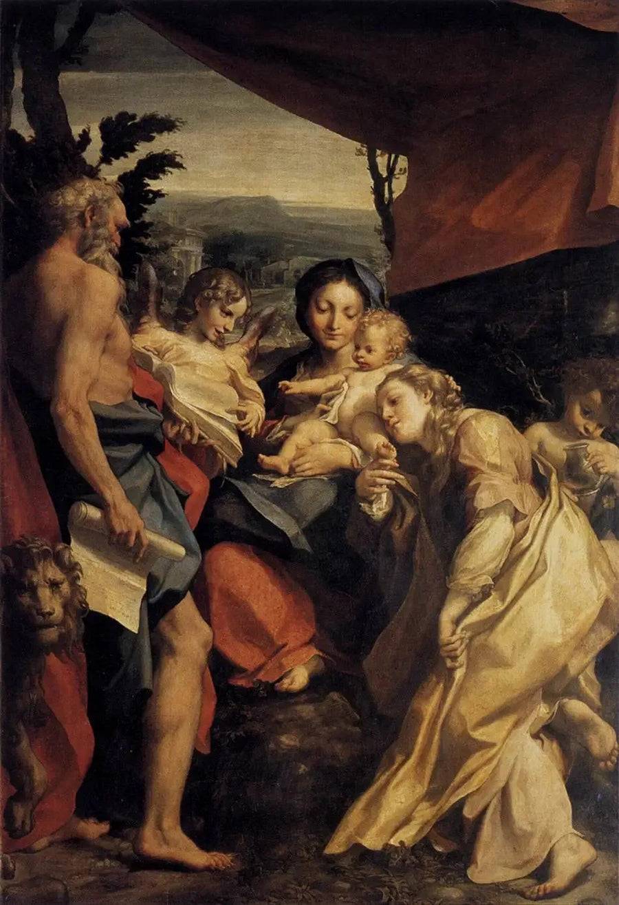 Madona de São Jerônimo - Antonio da Correggio