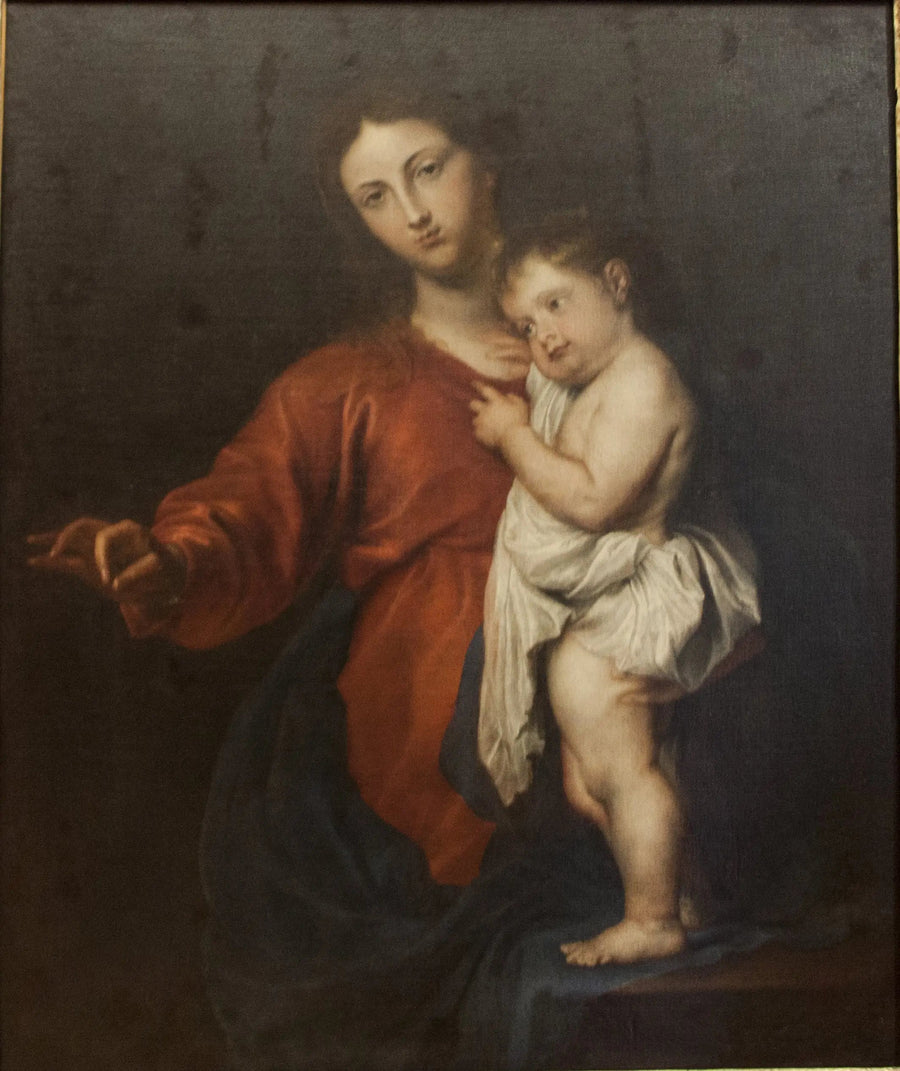Madona do Rosário - Antoine van Dyck