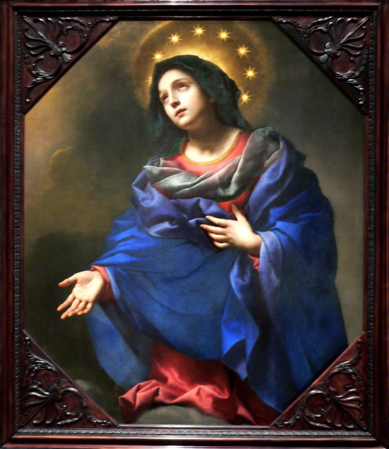 Madona em glória - Carlo Dolci