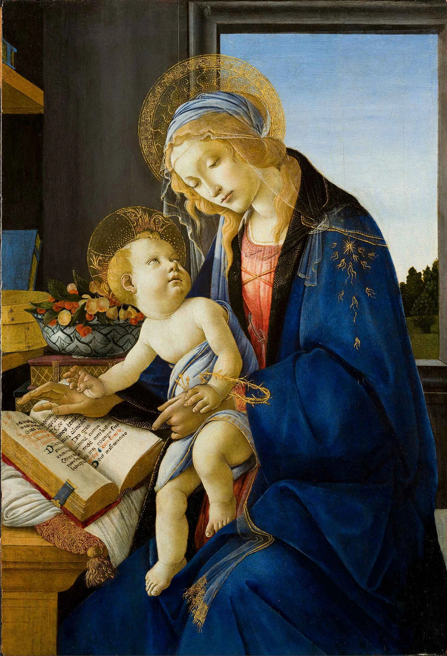 A Madona do Livro - Sandro Botticelli