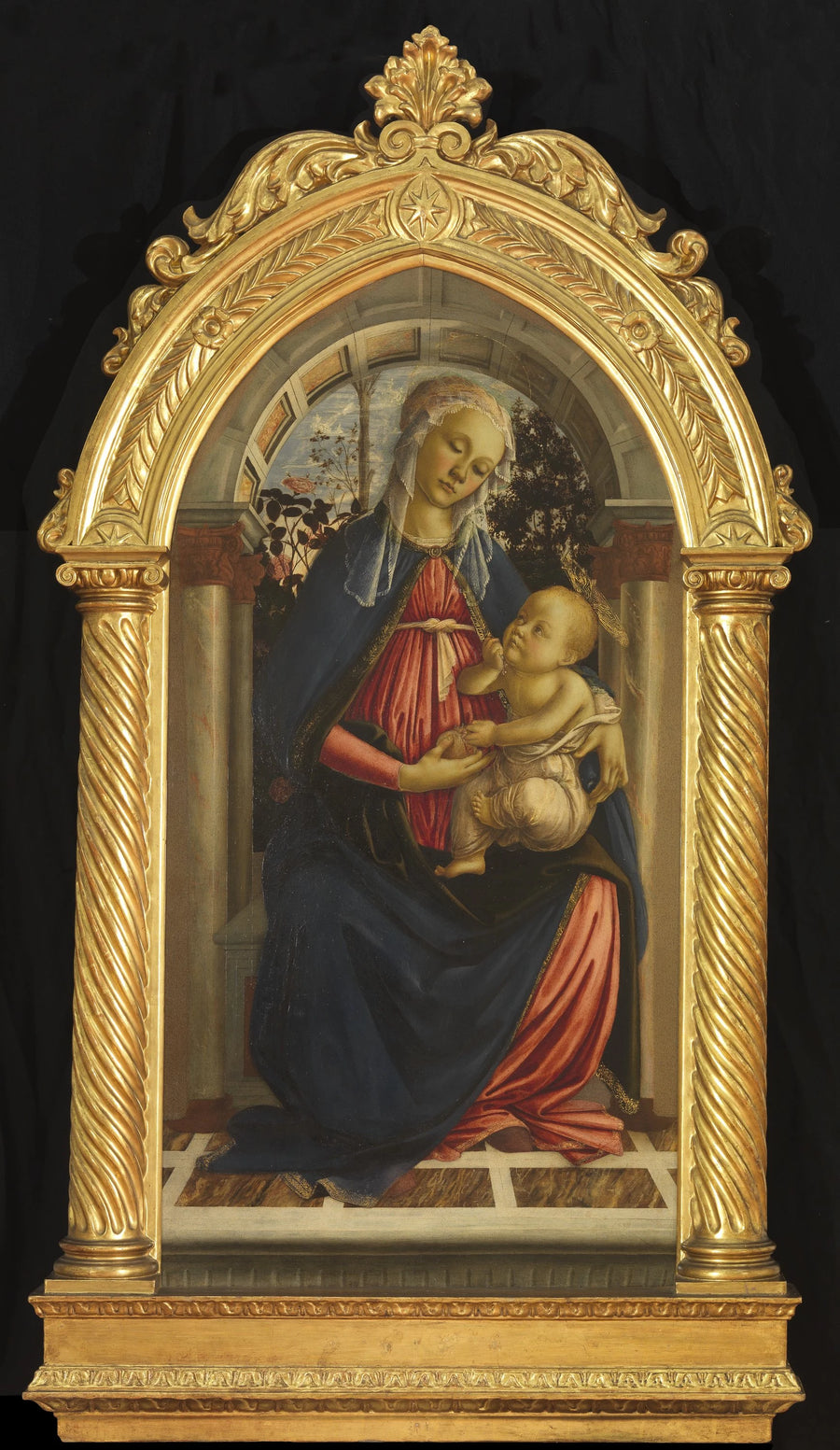 A Virgem no Roseiral - Sandro Botticelli