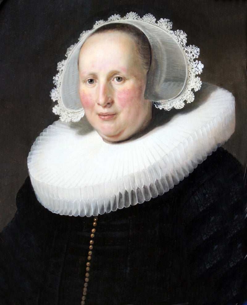 Retrato de Maertgen van Bilderbeecq, esposa de Willem Burggraeff - Rembrandt