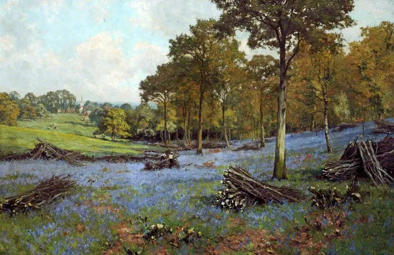 Mai na floresta (Mitcham, Surrey) - Edward Wilkins Waite