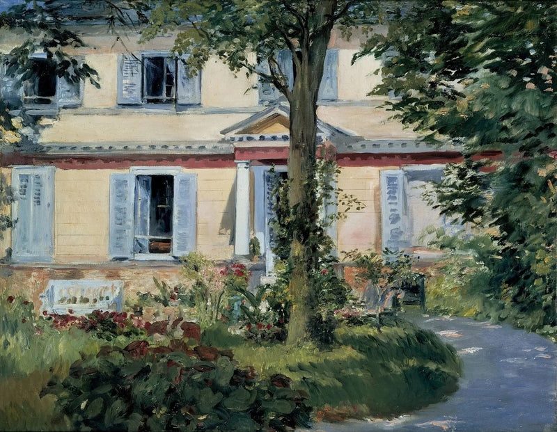 Casa em Rueil - Édouard Manet