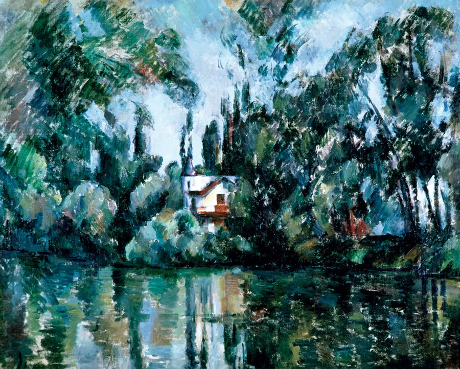 Casa à beira do Marne - Paul Cézanne