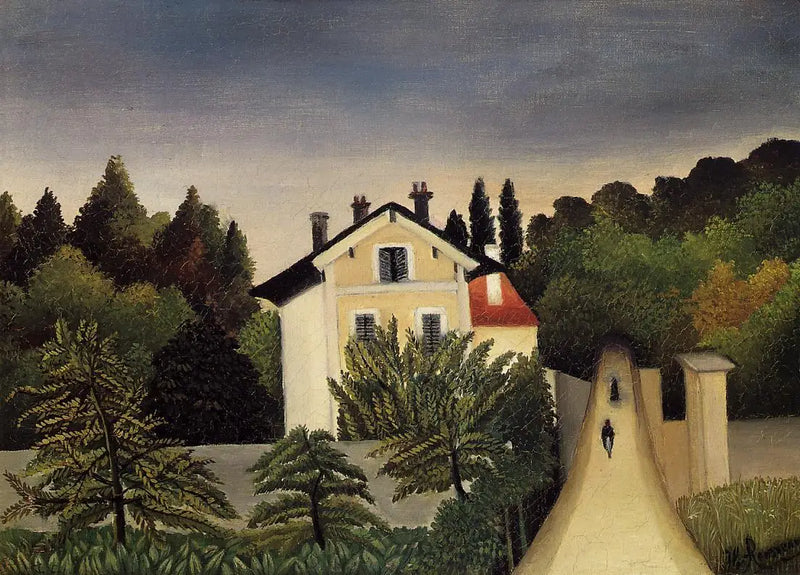 Casa às portas de Paris - Henri Rousseau