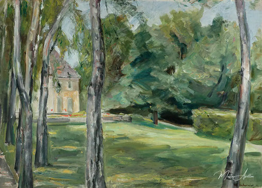 Maison dans le jardin - Max Liebermann - Reproductions de tableaux et peintures haut de gamme