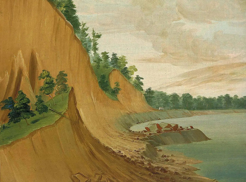 Casa de comércio de Cabane, a 930 milhas acima de Saint-Louis - George Catlin