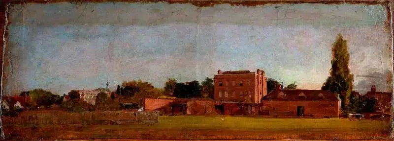 Casa do Gendarme Golding, East Bergholt - John Constable
